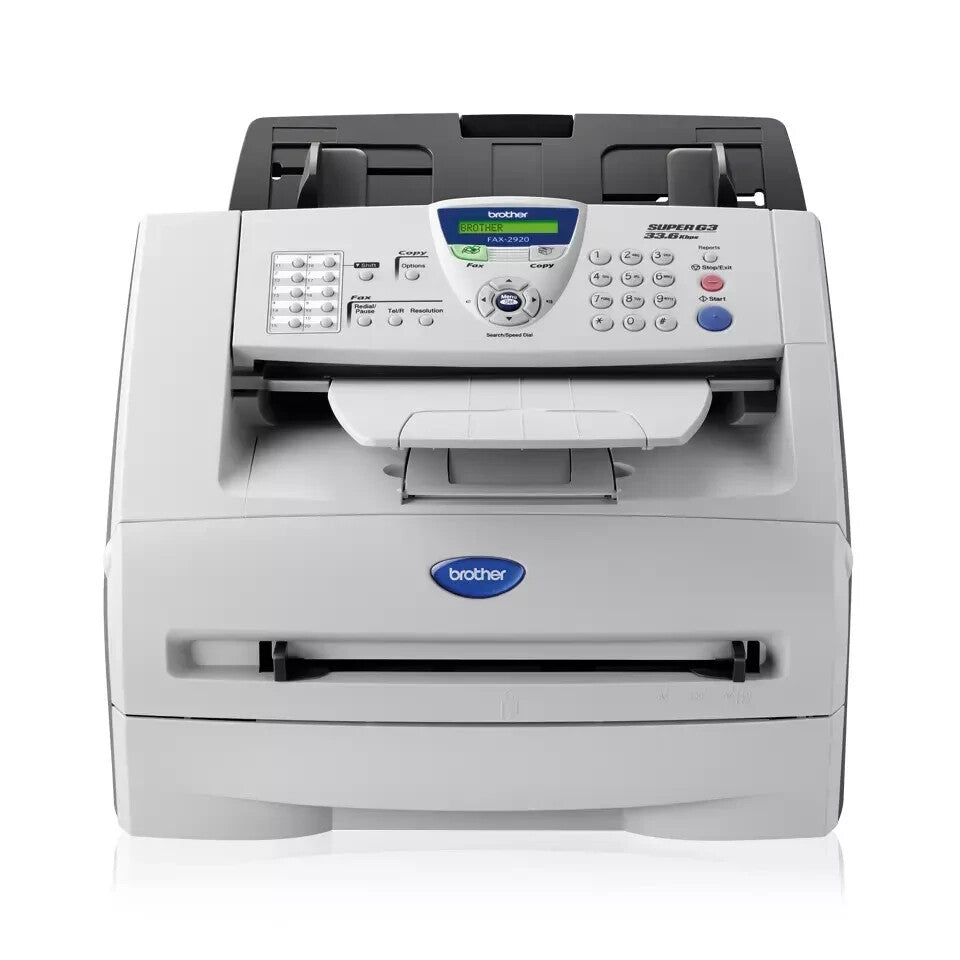 BROTHER FAX-2920 A4 MONO HIGH-SPEED 20PPM 600DPI FAX MACHINE PRINTER COPIER