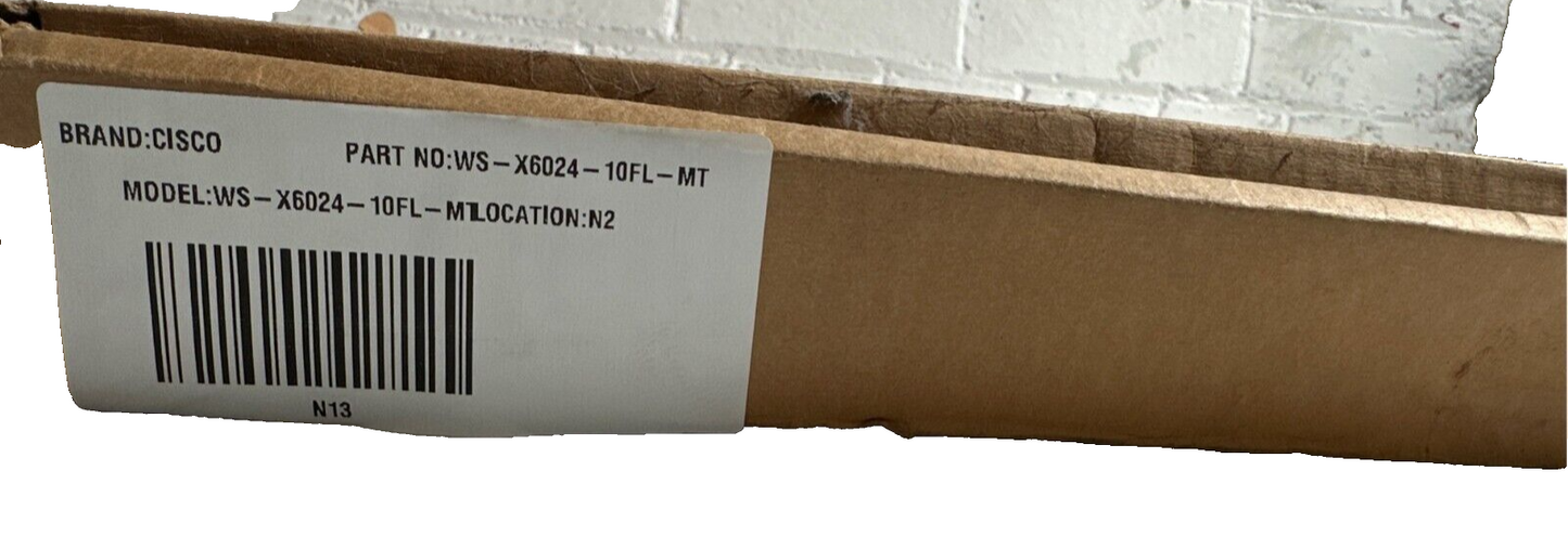 CISCO WS-X6024-10FL-MT 6000 SERIES SWITCH MODULE 24 PORT 10BASE-FL ETHERNET