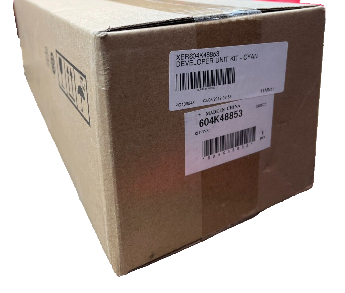 New Genuine Xerox developer Full Kit 604K48853 DV C Cyan For Xerox 7500