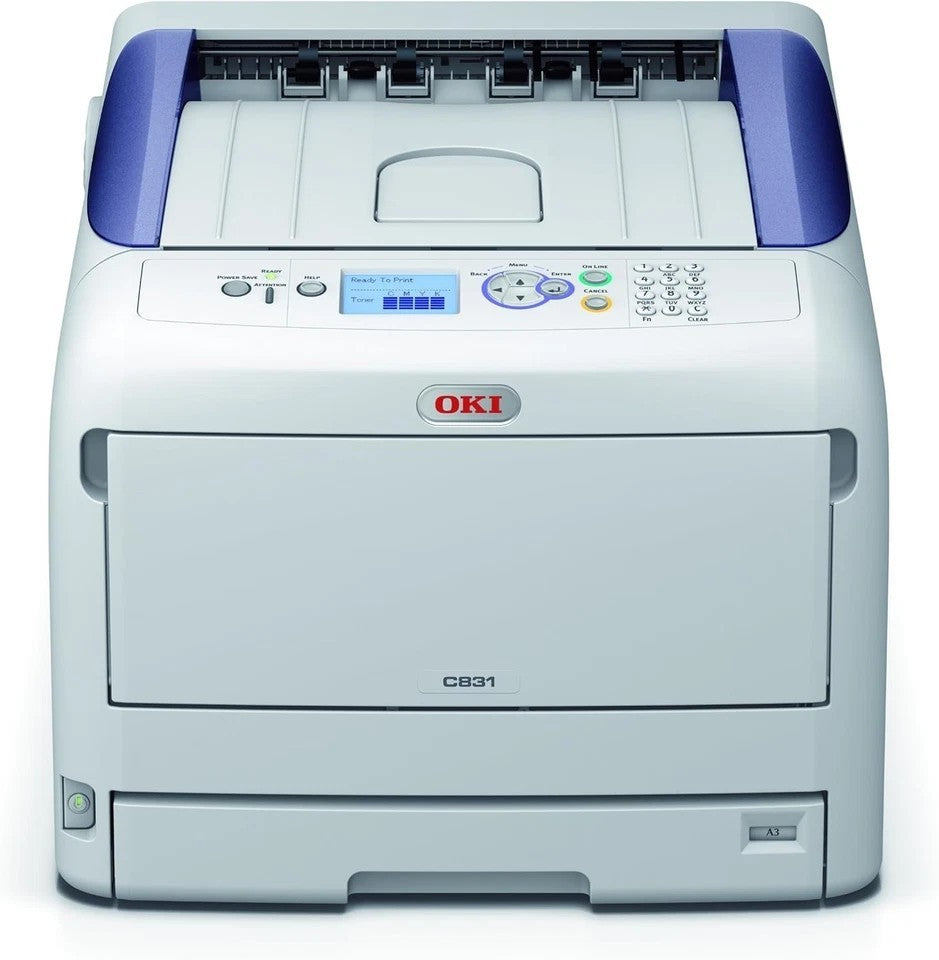 OKI C831DN USB NETWORK DUPLEX A3 LED HIGH RESOLUTION FAST COLOR LASER PRINTER