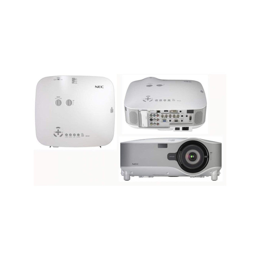 NEC NP2250 3LCD High 4200 ANSI Lumens 1024x768 FHD 4:3 Lens-Shifter Projector