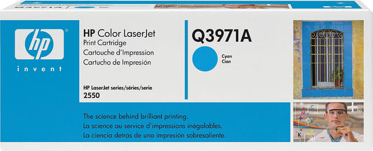 GENUINE HP Q3971A 123A CYAN TONER PRINT CARTRIDGE FOR LASERJET 2550 2820 2840