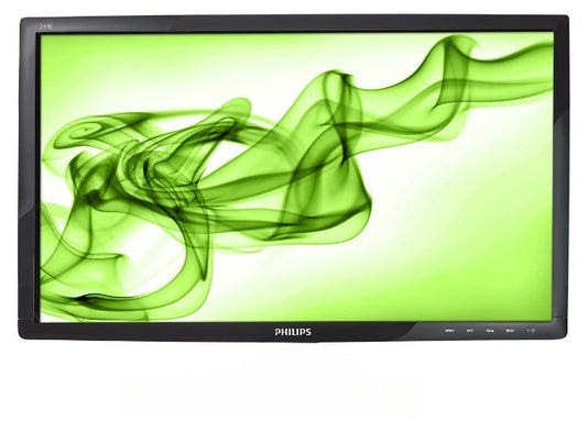 PHILIPS 244E1 24" FHD 1920X1080 LED MONITOR HDMI DVI VGA PORT / WITHOUT STAND
