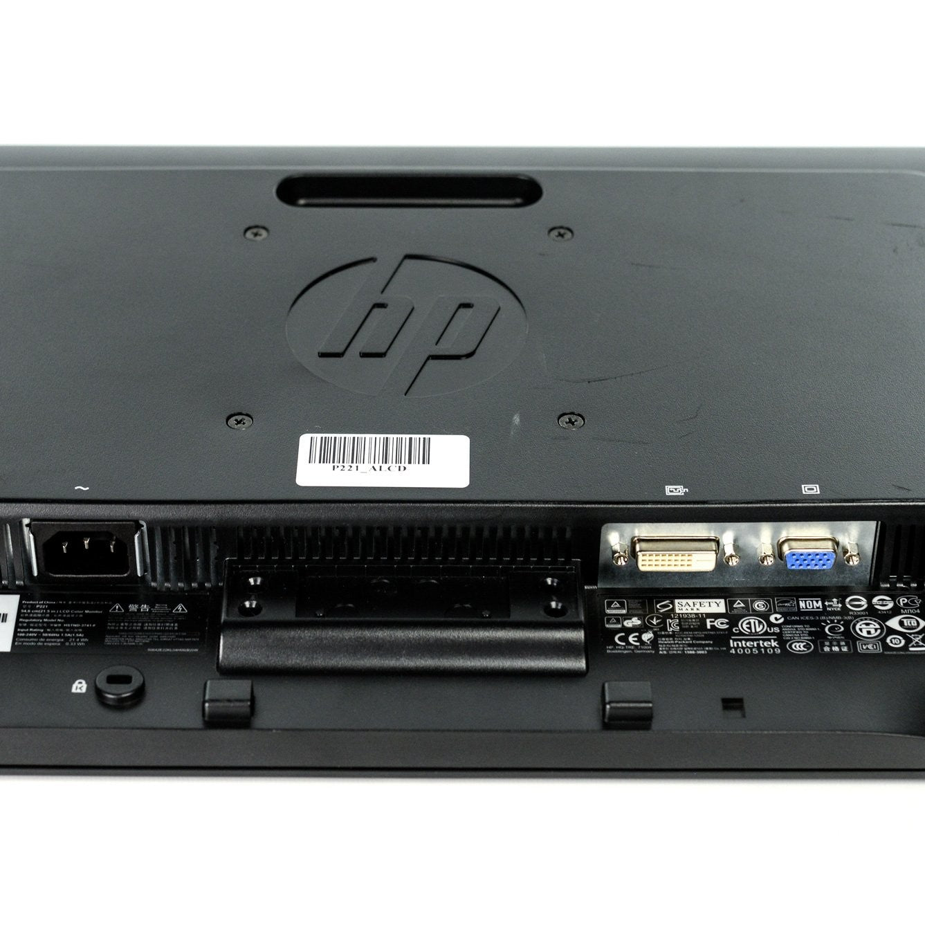 HP P221 21.5" FHD 1920×1080 LED MONITOR DISPLAY PORT VGA / WITHOUT STAND