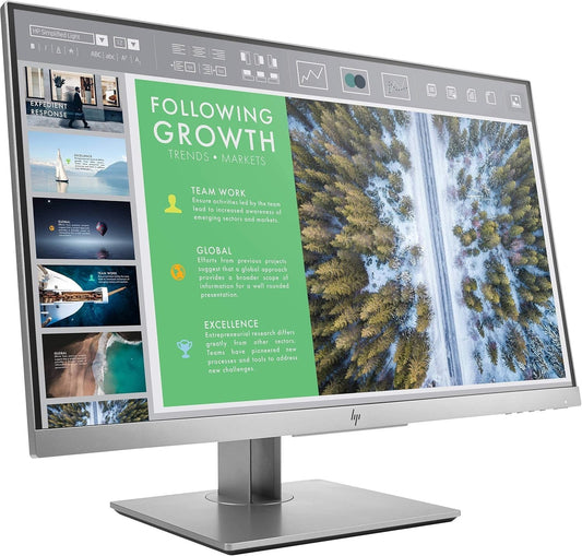 HP ELITEDISPLAY E233 23" FHD 1920x1080 IPS LED MONITOR HDMI VGA DISPLAYPORTS