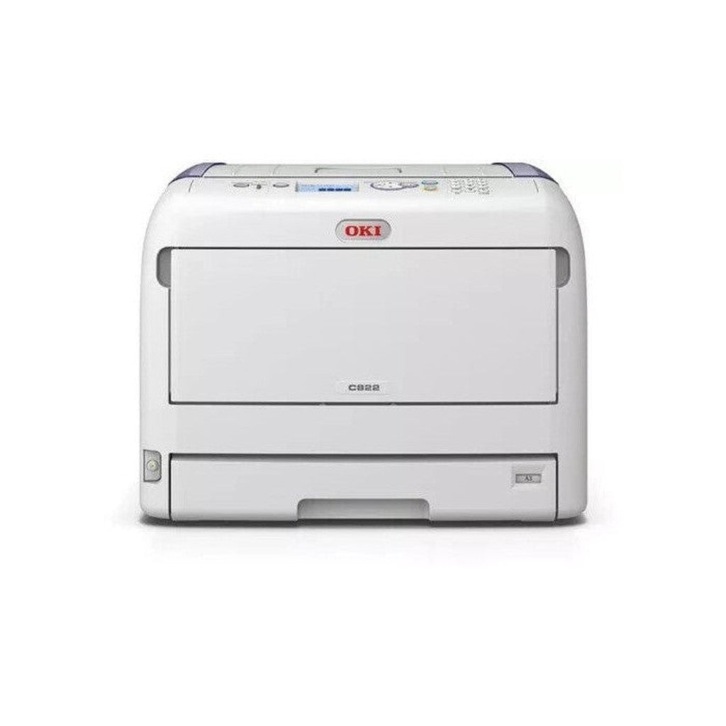 OKI C822dn A3 Color Auto Duplex Network USB WorkGrp LED Laser Printer With additional Tray
