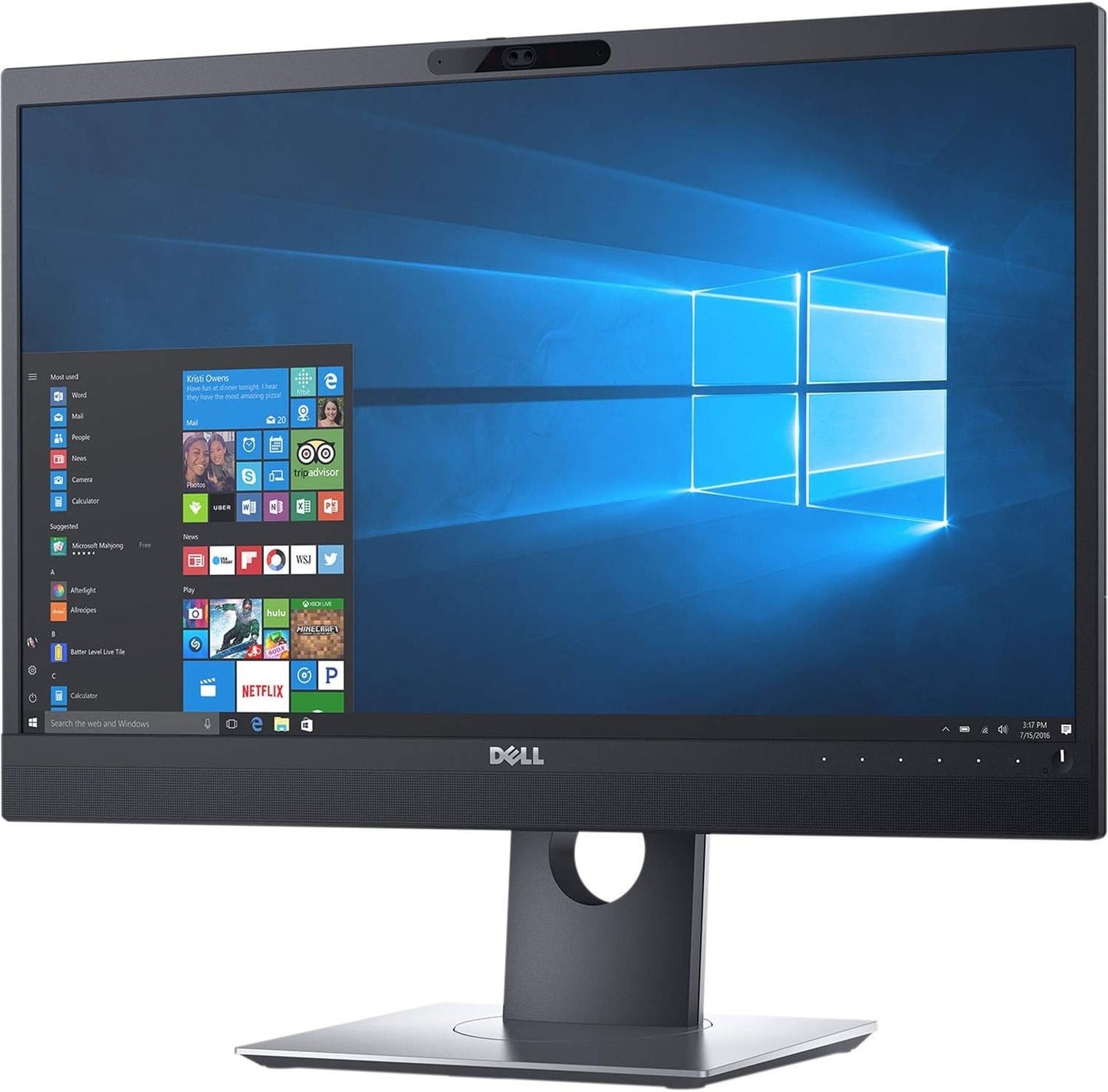 DELL P2418HZM FHD 1920 x 1080 IPS LED 2MP WEBCAM SPEAKER 24" MONITOR HDMI VGA DP
