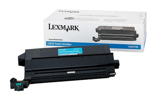 New Genuine Lexmark 12N0768 Cyan High Yield Laser Toner Cartridge For C910 /C912