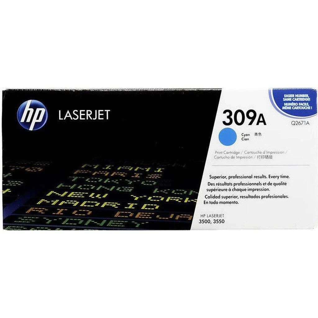 HP Q2671A CYAN TONER CARTRIDGE – HIGH‑YIELD GENUINE FOR COLOR LASERJET 3500