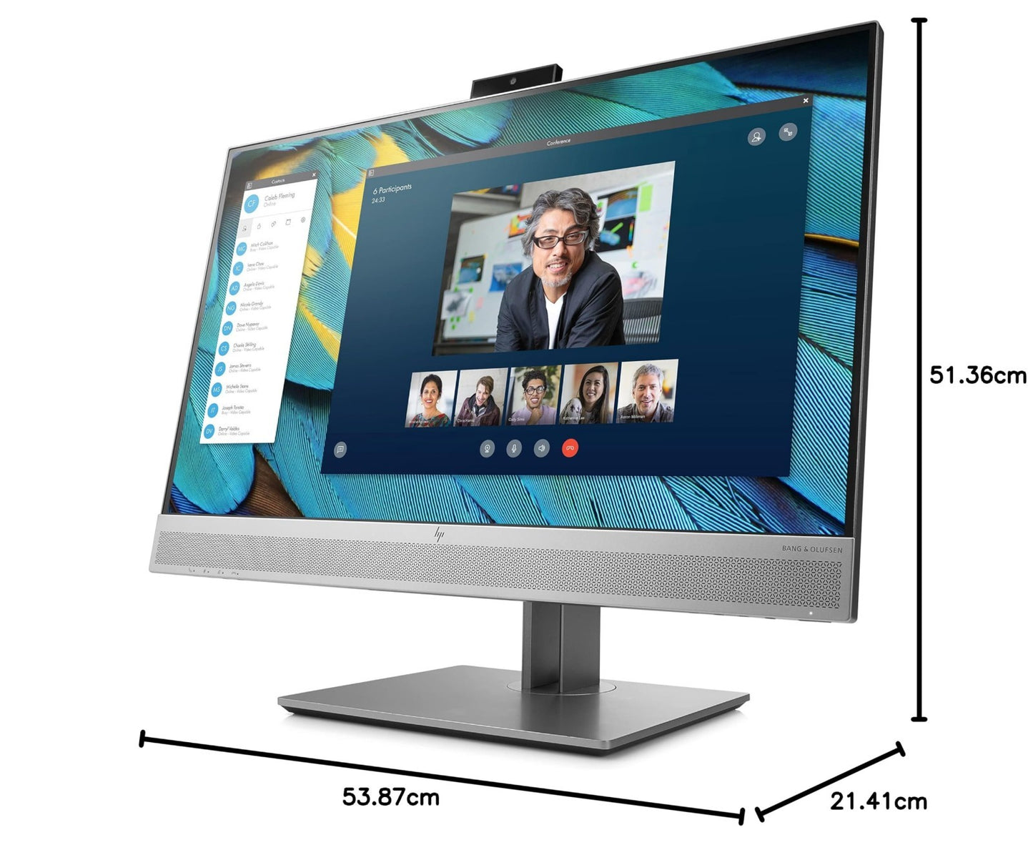 HP ELITEDISPLAY E243M 23.8" FHD 1920x1080 IPS LED MONITOR VGA HDMI DISPLAYPORT