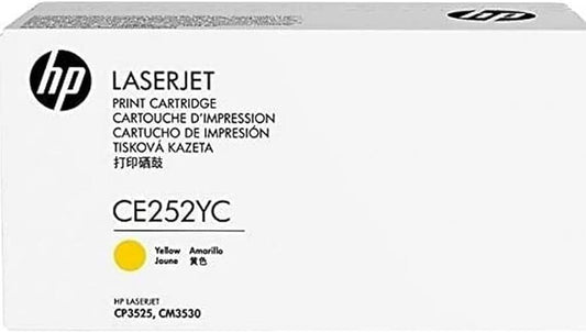 HP GENUINE 504A CE252YC YELLOW TONER CARTRIDGE FOR COLOR LASERJET CP3525, CM3550