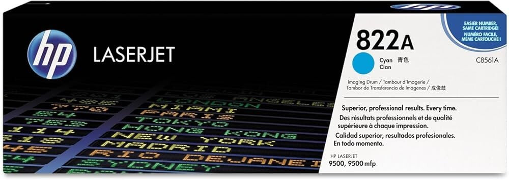 NEW HP C8561A (822A) CYAN GENUINE ORIGINAL IMAGING DRUM UNIT FOR 9500 SERIES