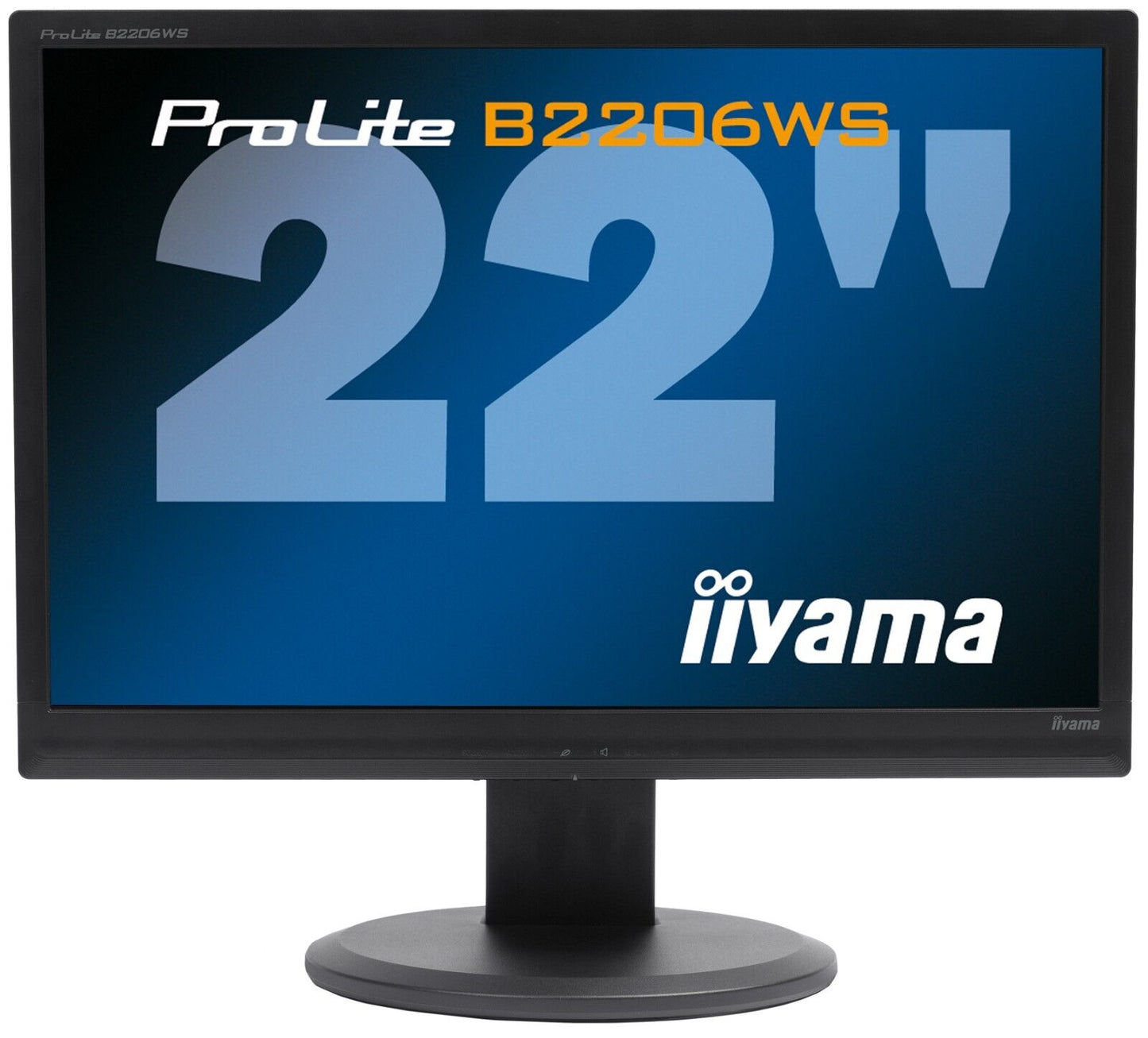 CHEAP IIYAMA PROLITE B2206WS 22" WIDESCREEN LCD D-SUB DVI-D MONITOR DISPLAY