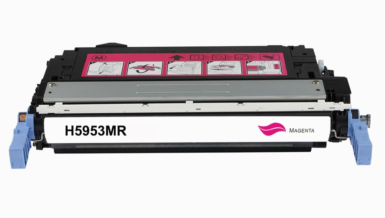 HP Q5953A MAGENTA TONER STANDARD‑YIELD (10K) COMPATIBLE FOR COLOR LASERJET 4700