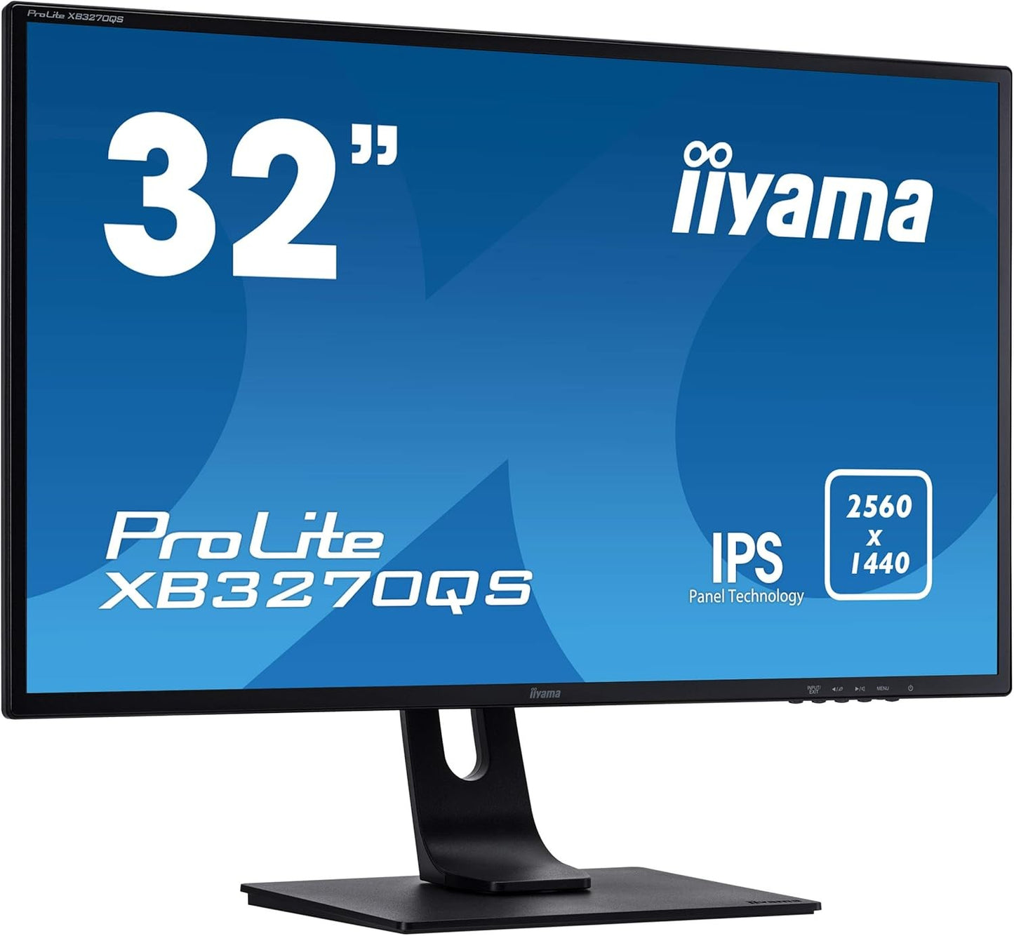 IIYAMA XB3270QS 32" PROLITE WQHD 2560X1440 IPS LED MONITOR DISPLAY PORT HDMI DVI