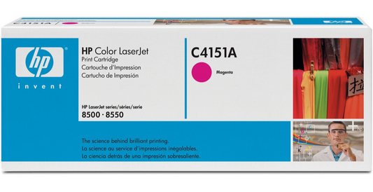 NEW HP GENUINE C4151A MAGENTA TONER PRINT CARTRIDGE FOR LASERJET 8500 / 8550
