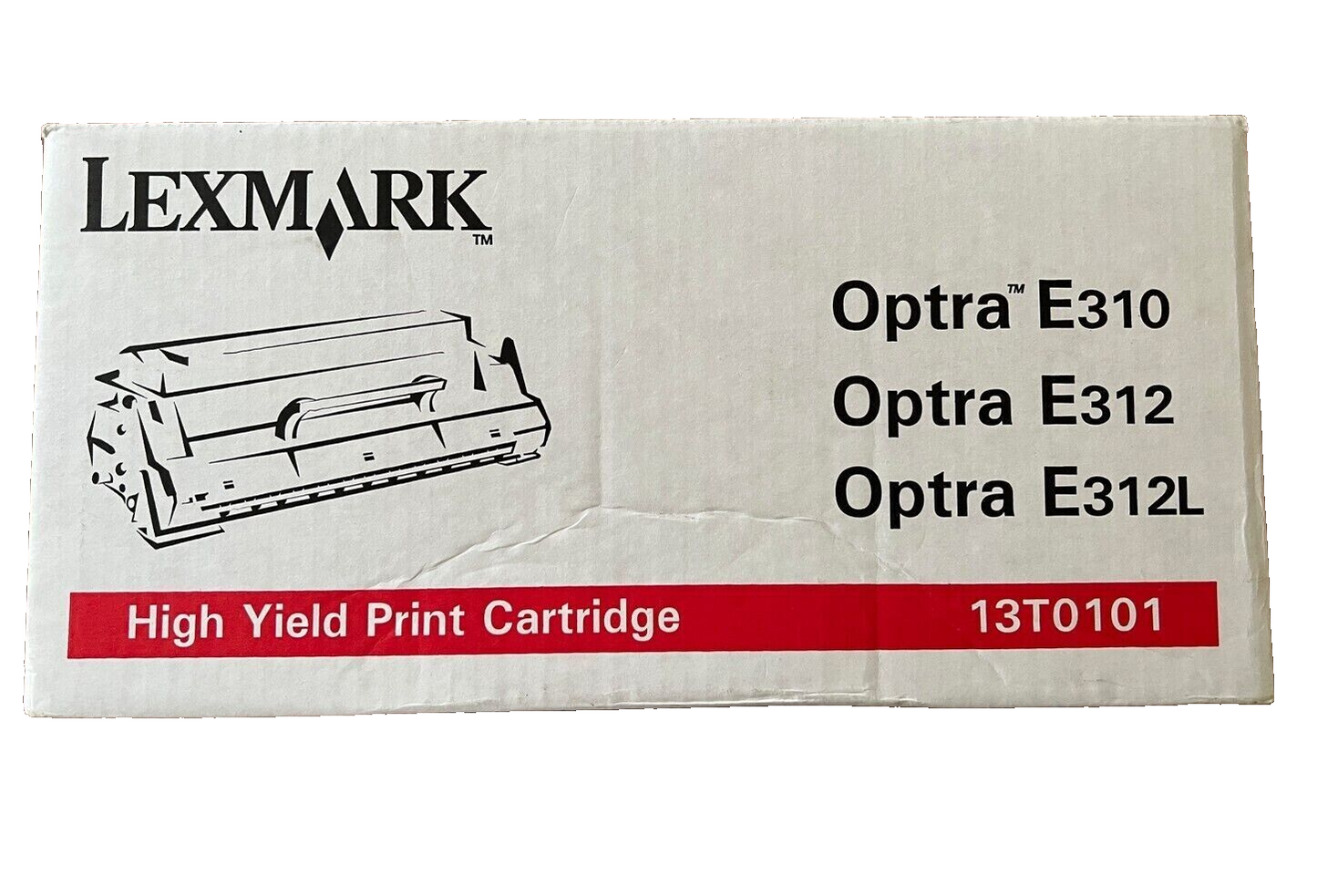 New Lexmark 13T0101 Black High Yield Laser Toner Cartridge For E310 & E312/E312L