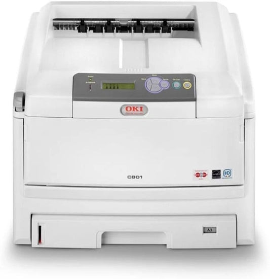 OKI C801N NETWORK WORKGROUP OFFICE 1200DPI FAST 32PPM A3 LED COLOR LASER PRINTER