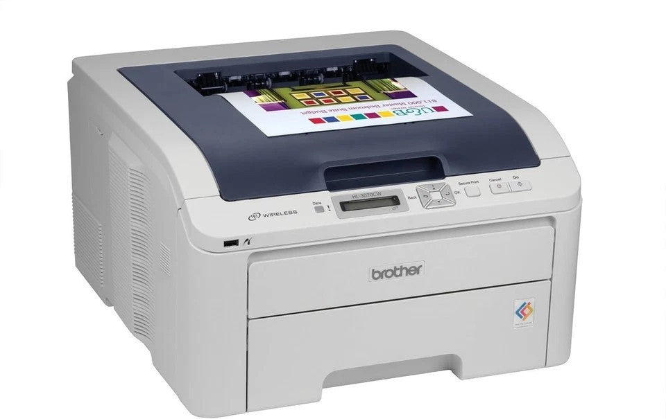 BROTHER HL-3070CW WIRELESS COMPACT 17PPM A4 LED COLOR LASER PRINTER HL3070CWZU1
