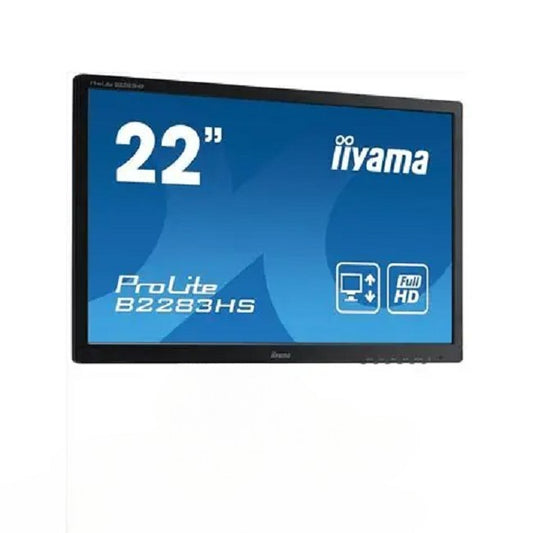 IIYAMA B2283HS 21.5" FHD 1920X1080 LED MONITOR DP VGA HDMI PORT / WITHOUT STAND