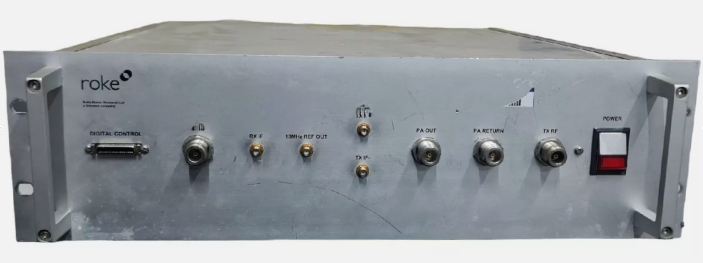 ROKE BY SEIMENS RADIO FREQUENCY TRANSMITTER & RECEIVER + POWER AMPLIFIER