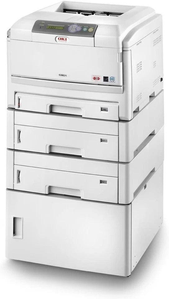OKI C801N NETWORK WORKGROUP OFFICE 1200DPI FAST 32PPM A3 LED COLOR LASER PRINTER