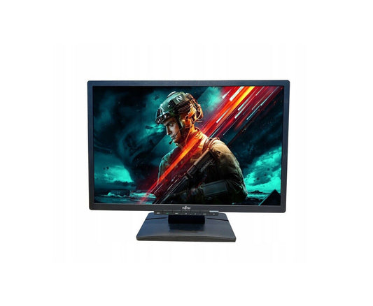 FUIJITSU E22W-6 22" WIDESCREEN VESA MOUNT ADJUSTABLE MONITOR DISPLAY NO STAND