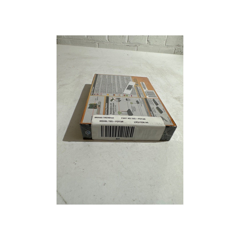 TRENDNET GIGABIT PCI ADAPTER TEG-PCITXR RJ-45 PORT LINK LED ACTIVITY LED NEW