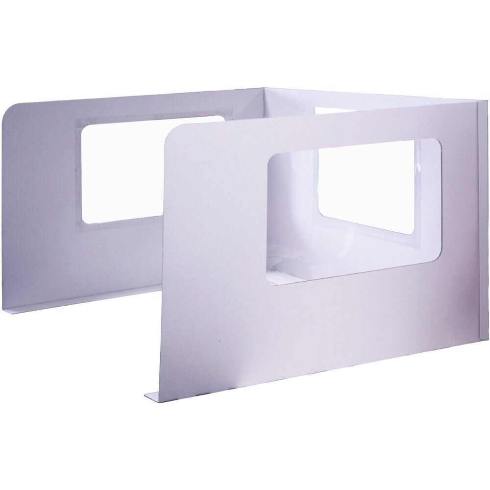 Heavy Duty Desk Booth Sneeze Screen Privacy Exam Booth - 1150x900x600mm