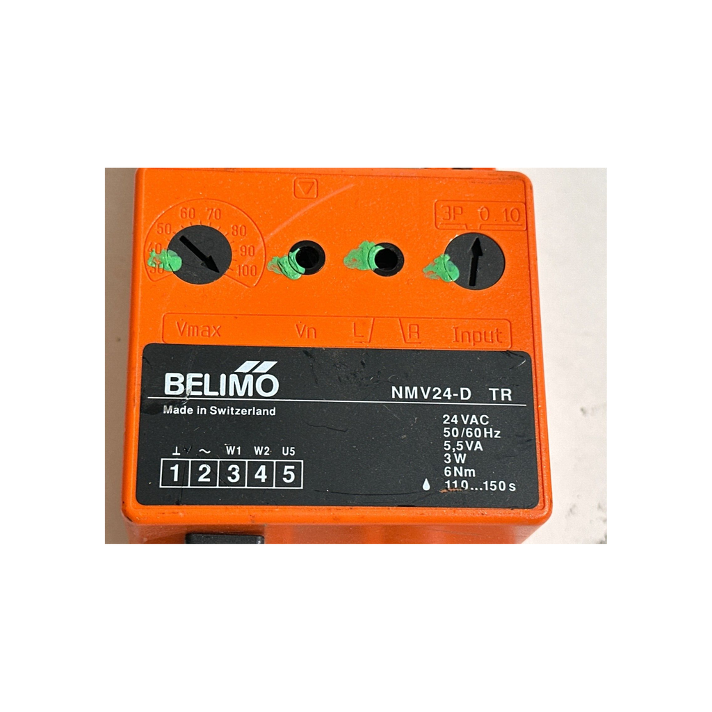 BELIMO NMV24-D TR ORANGE VAV ACTUATOR PLC CONTROLLER MODULE FOR HVAC DEVICES
