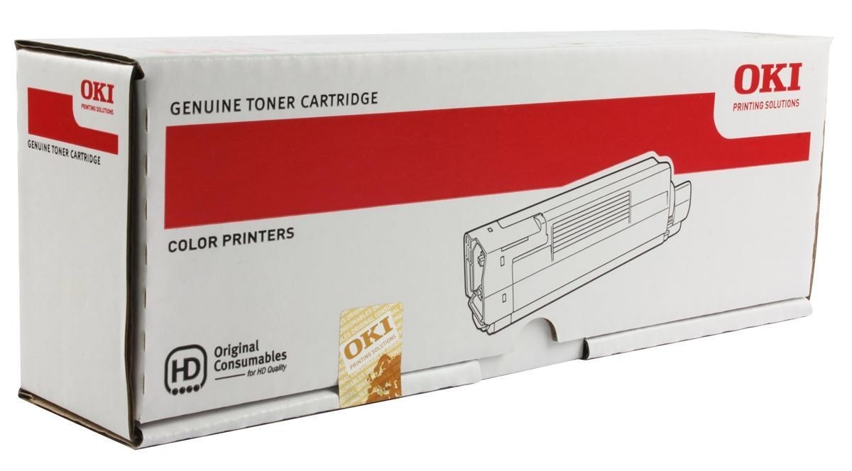 OKI  43487712 BLACK TONER – STANDARD‑YIELD GENUINE FOR C8600/C8800