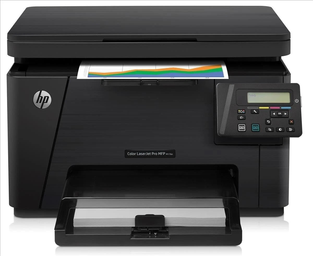 HP COLOR LASERJET M176N NETWORK AIO USB A4 SHARP COLOR LASER PRINTER CF547A