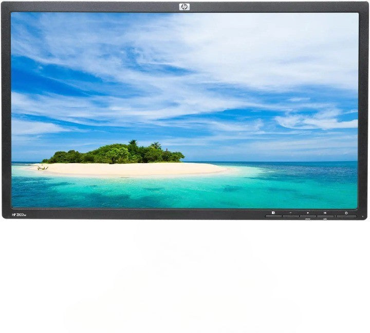 HP ZR22W 22" FHD 1920×1080 IPS LED MONITOR DISPLAY PORT DVI VGA / WITHOUT STAND