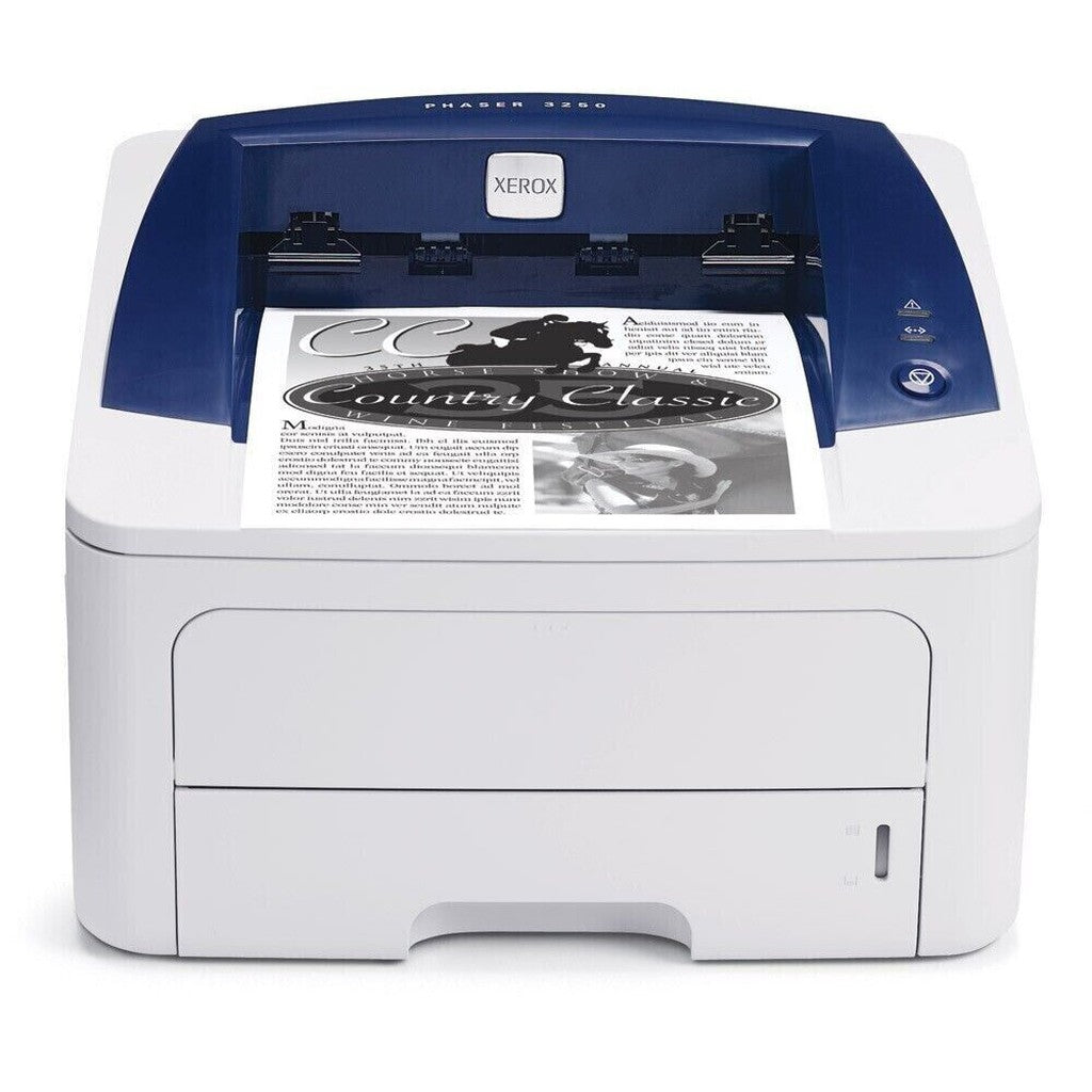 XEROX PHASER 3250DN USB NETWORK DUPLEX A4 MONO LASER PRINTER 50% GENUINE TONER