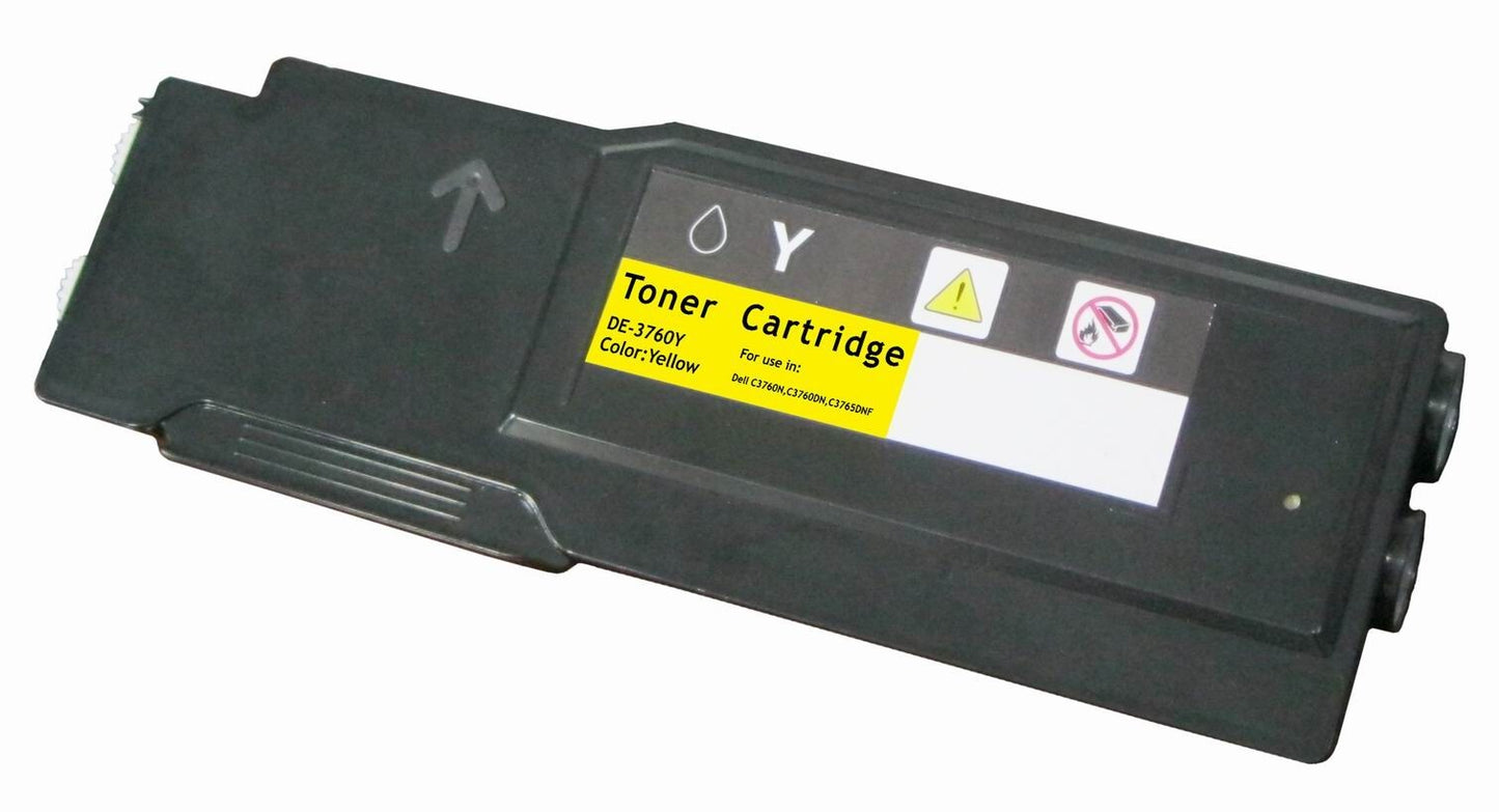 DELL F8N91 HIGH YIELD YELLOW TONER CARTRIDGE – COMPATIBLE REPLACEMENT