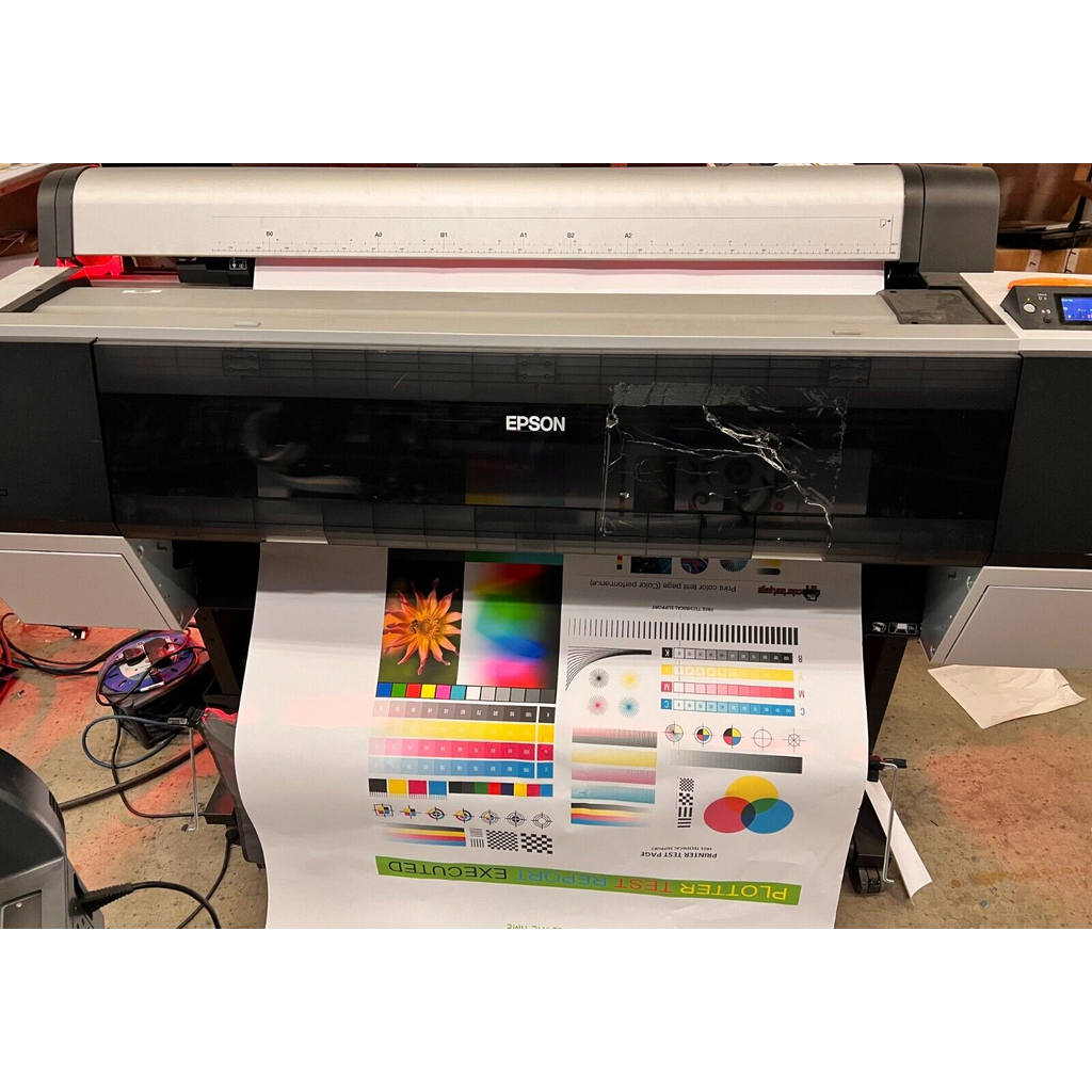EPSON STYLUS PRO 9890 PHOTO 44" WIDE LARGE FORMAT NETWORK PRINTER PLOTTER K126A