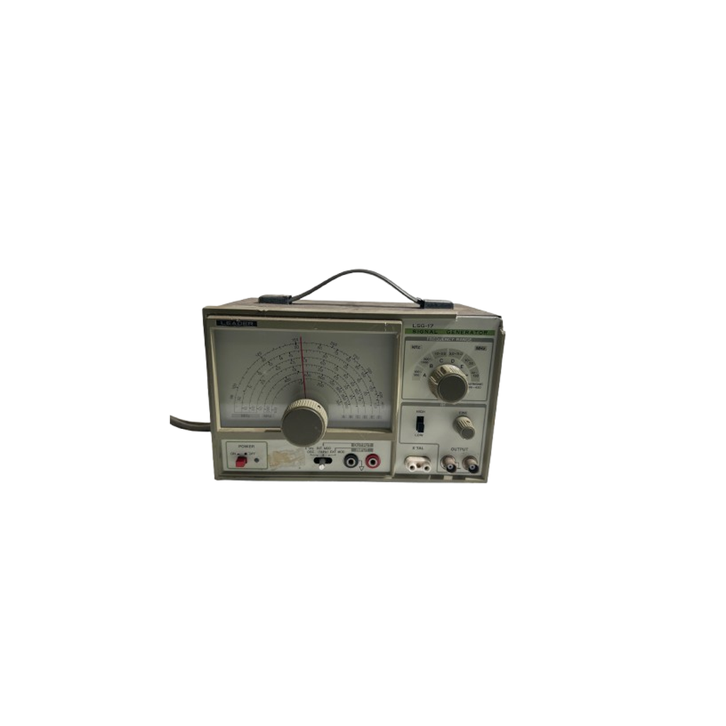 LEADER LSG-17 RF SIGNAL  GENERATOR WIDE FREQUENCY RANGE FOR RADIO EQUIPMENT
