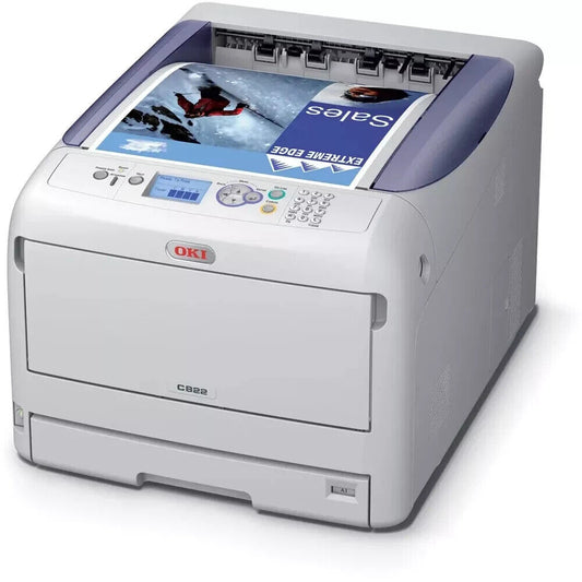 OKI C822DN A3 COLOR AUTO DUPLEX NETWORK USB WORKGRP LED LASER PRINTER 01328603