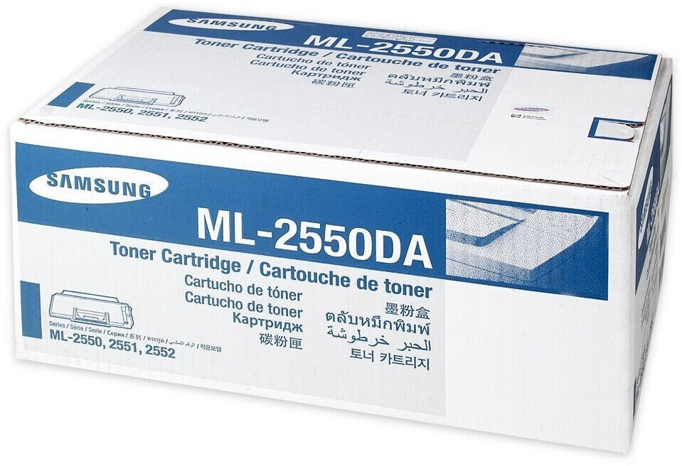 NEW GENUINE SAMSUNG ML-2550DA BLACK TONER CARTRIDGE FOR ML-2550/ML-2551/ML-2552