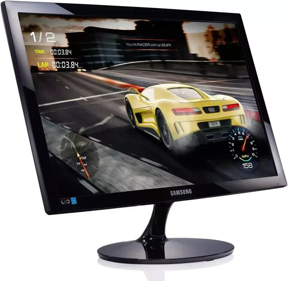 SAMSUNG S24D330H 24" LED GAMING MONITOR FULL HD VGA HDMI BLACK WITH STAND