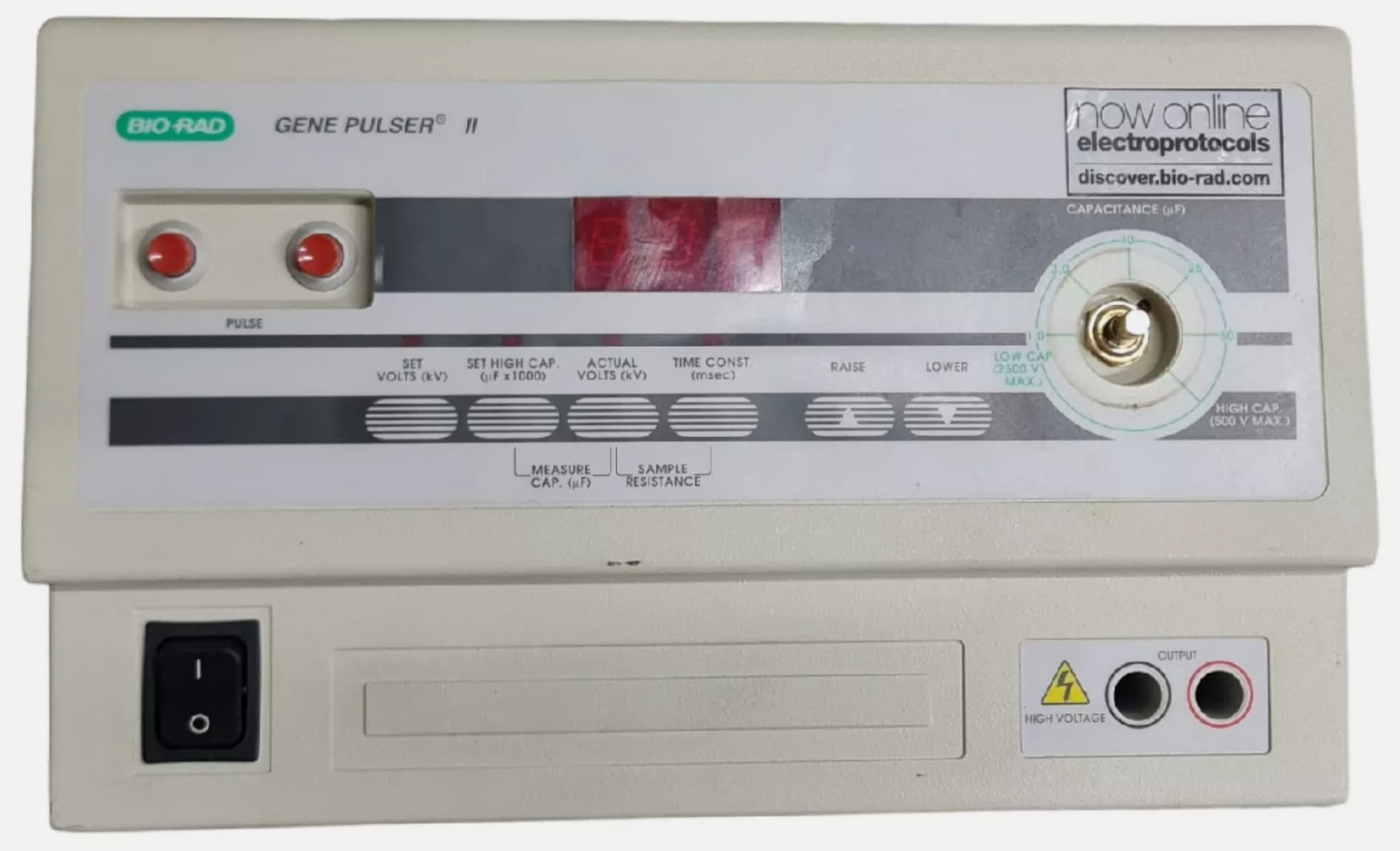 BIO-RAD GENE PULSER II ELECTROPORATION APPARATUS WITH PULSE CONTROLLER