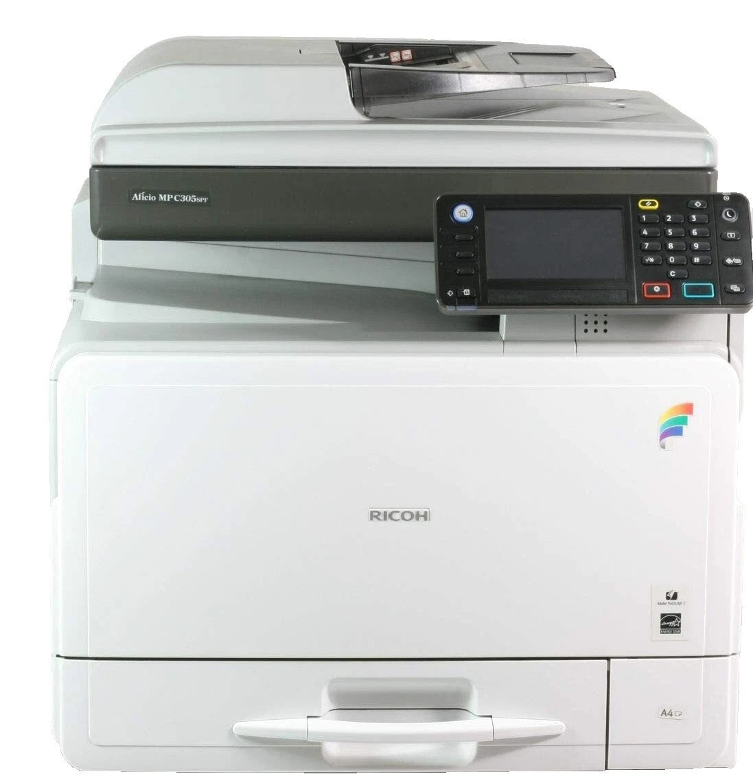 RICOH MP C305SPF FAST DUPLEX NETWORK A4 COLOR WORKGROUP LASER PRINTER COPIER