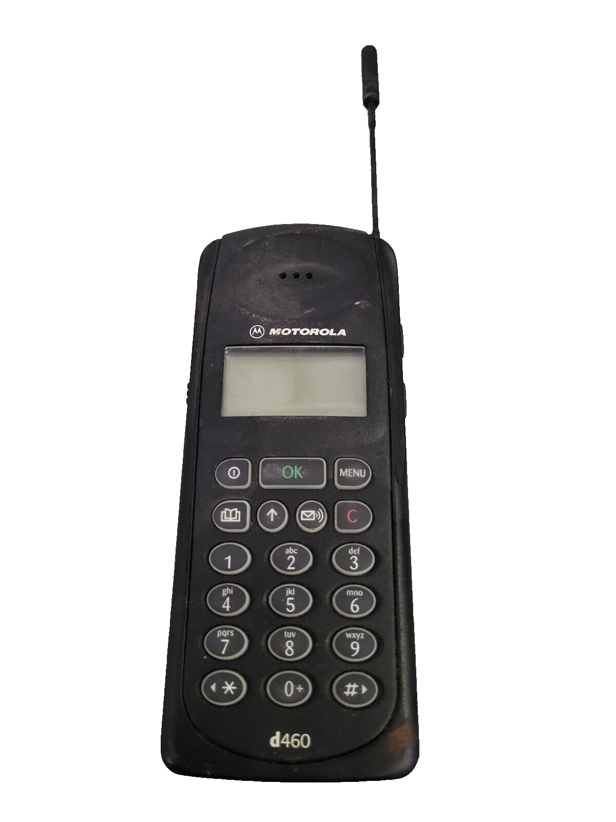 Vintage Motorola D460 Microtac WITH Antenna Cell Phone Classical Device