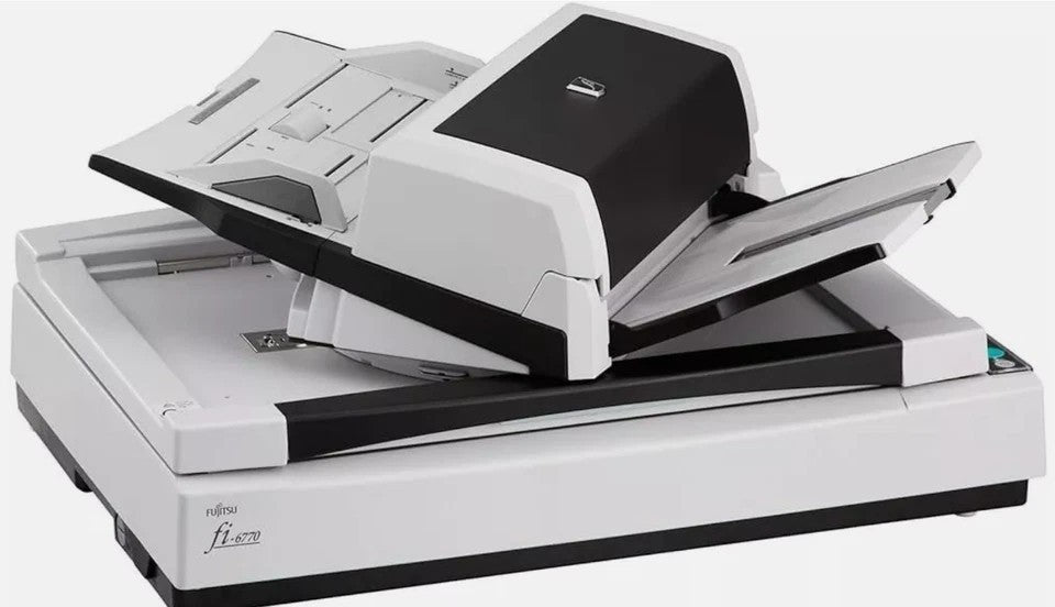 FUJITSU FI-6770 HI-SPEED A3 DUPLEX COLOR PRODUCTION FAST ADF + FLATBED SCANNER