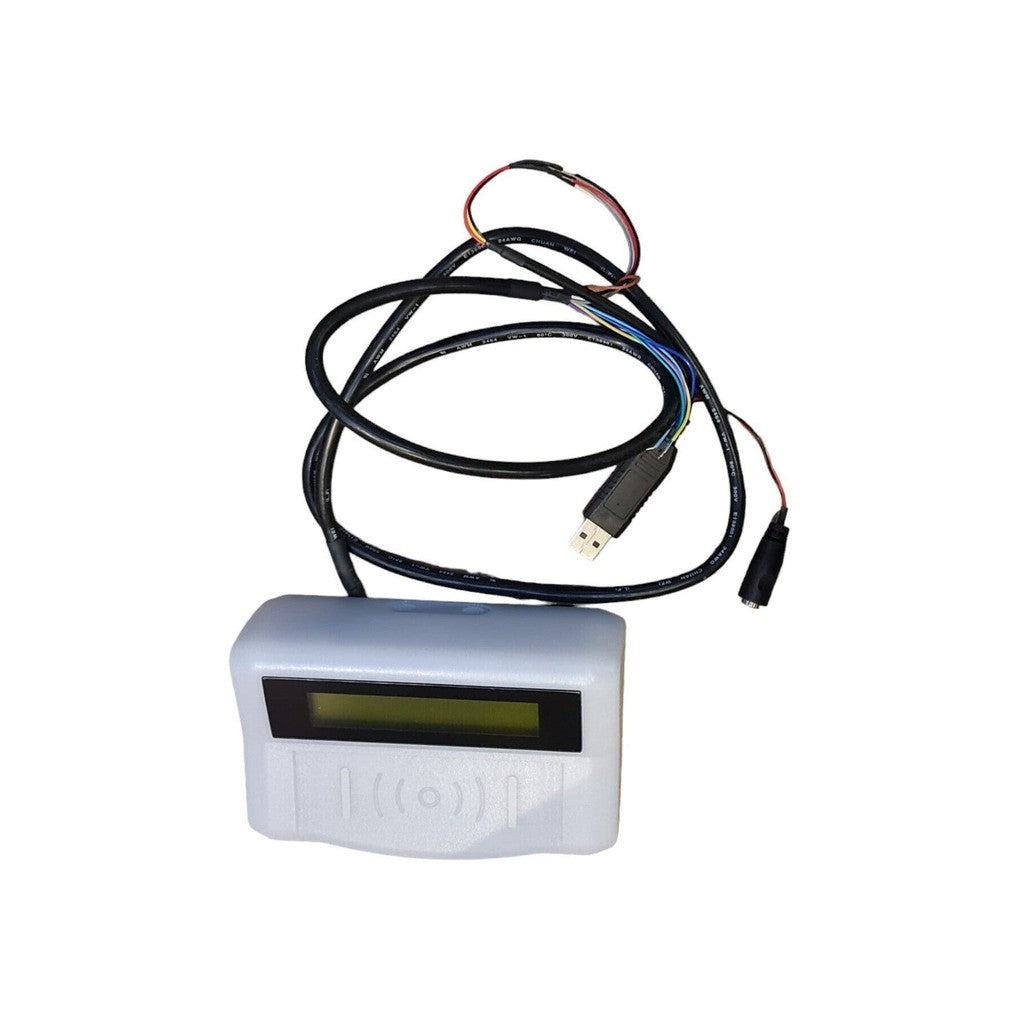 PROXDATA CP999 CASHLESS PAYMENT RFID READER LCD TEXT VARAIABLE LED COLOUR USB
