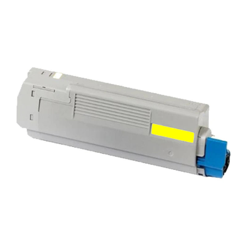 OKI 46490621 YELLOW TONER CARTRIDGE – STANDARD  COMPATIBLE FOR C610DN PRINTER