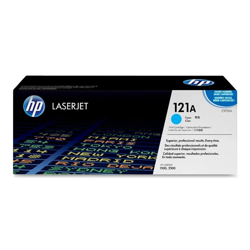 NEW GENUINE HP C9701A 121A CYAN TONER PRINT CARTRIDGE FOR LASERJET 1500 2500