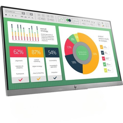 HP ELITEDISPLAY E233 23" FHD 1920X1080 IPS LED MONITOR DP HDMI VGA / NO STAND