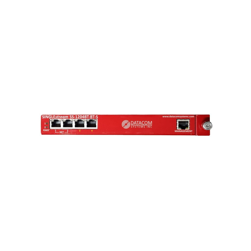 DATACOM SYSTEMS SINGLESTREAM SS-1204BT-BT-S 10/100/1000 ETHERNET TAP