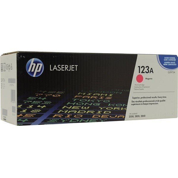 GENUINE HP  Q3973A MAGENTA TONER – STANDARD‑YIELD FOR LASERJET 2550/2820/2840